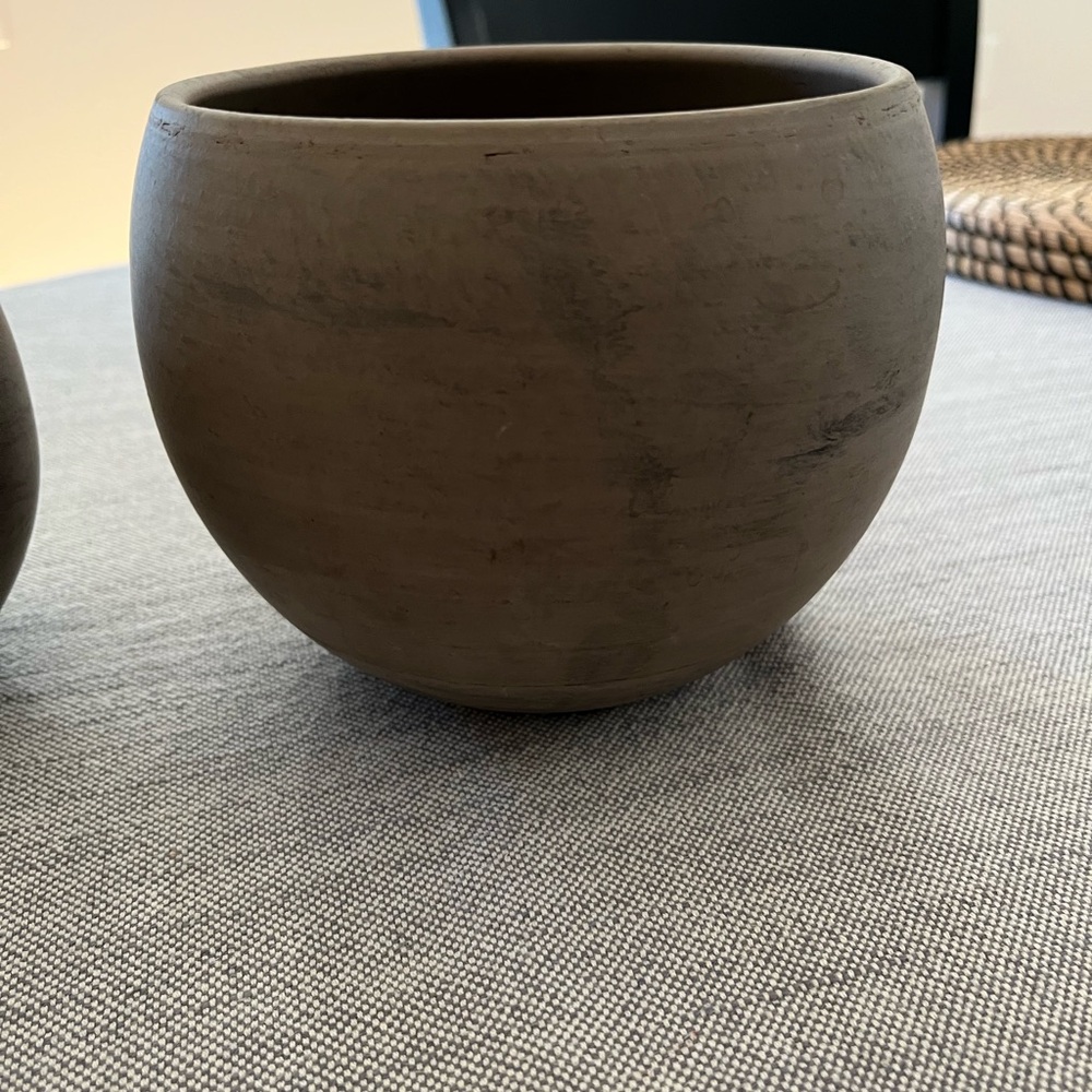 Spang Pottery Luna Sphere Ceramic Planter Set made in Germany - Picture 2 of 9